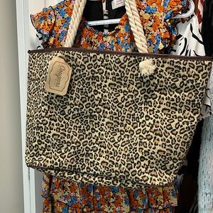 Leopard tote
